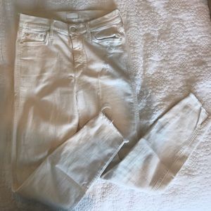 MOTHER The Vamp Raw Hemp Jeans